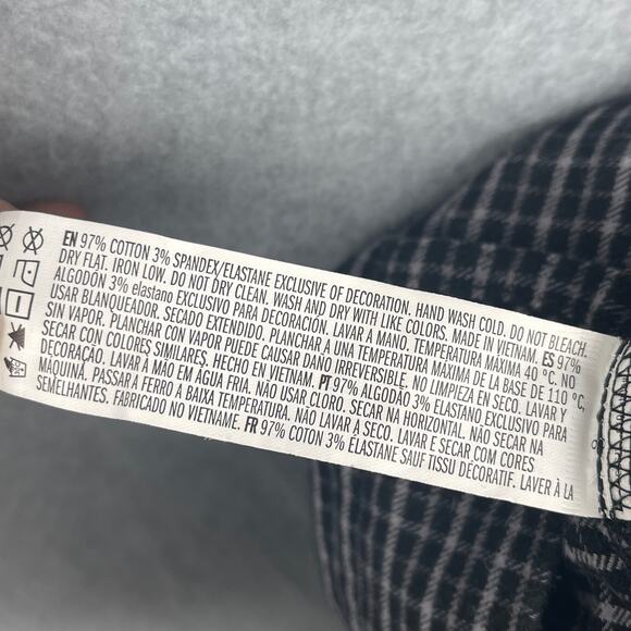 G1014 Forever21 Checkered Mini Skirt Size Medium - Picture 3 of 6